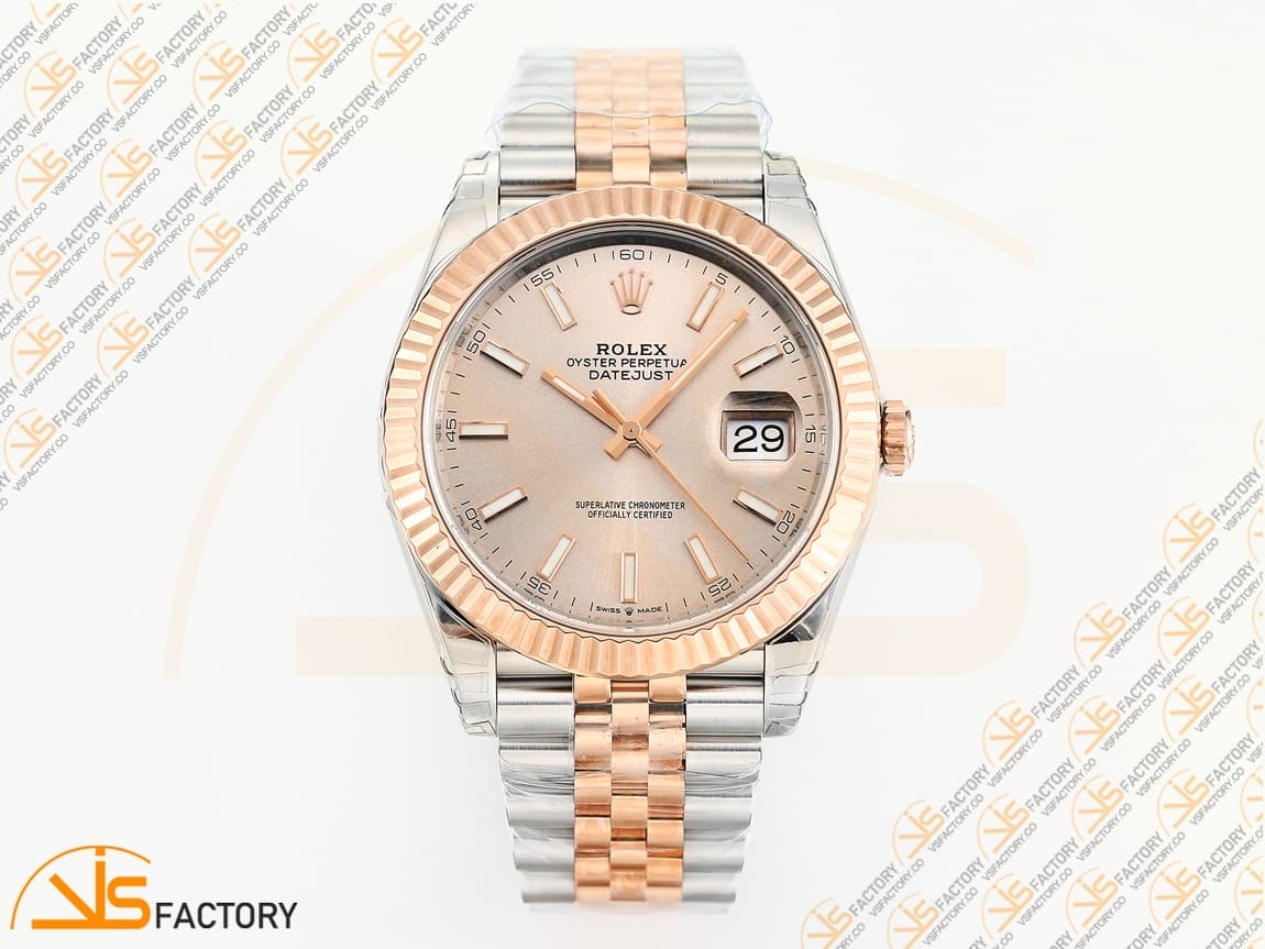 VSFactory (VSF) Rolex Datejust 41 126331 Rose Gold Dial – 904L Steel / VS3235 Movement - 图片 3