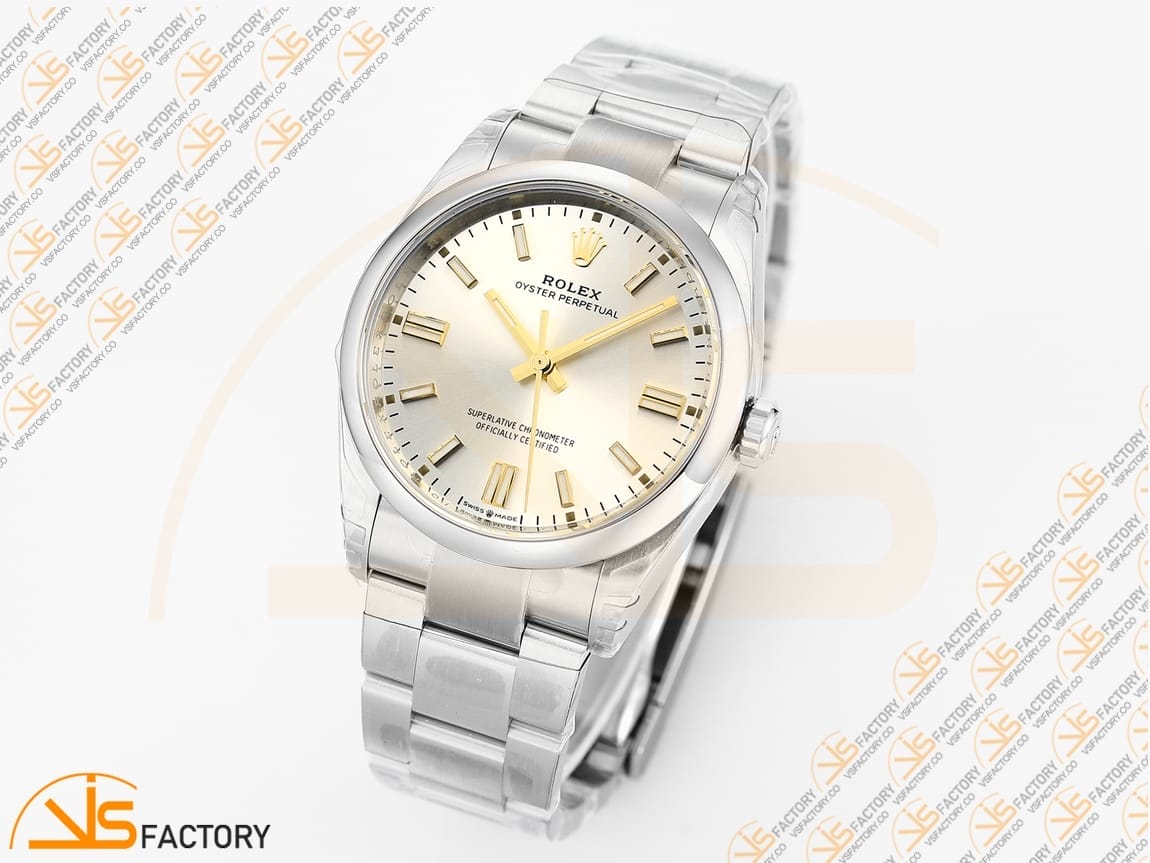 VSFactory (VSF) Rolex Oyster Perpetual 126000 Silver Dial 904L Steel VS3230 Movement - 图片 4