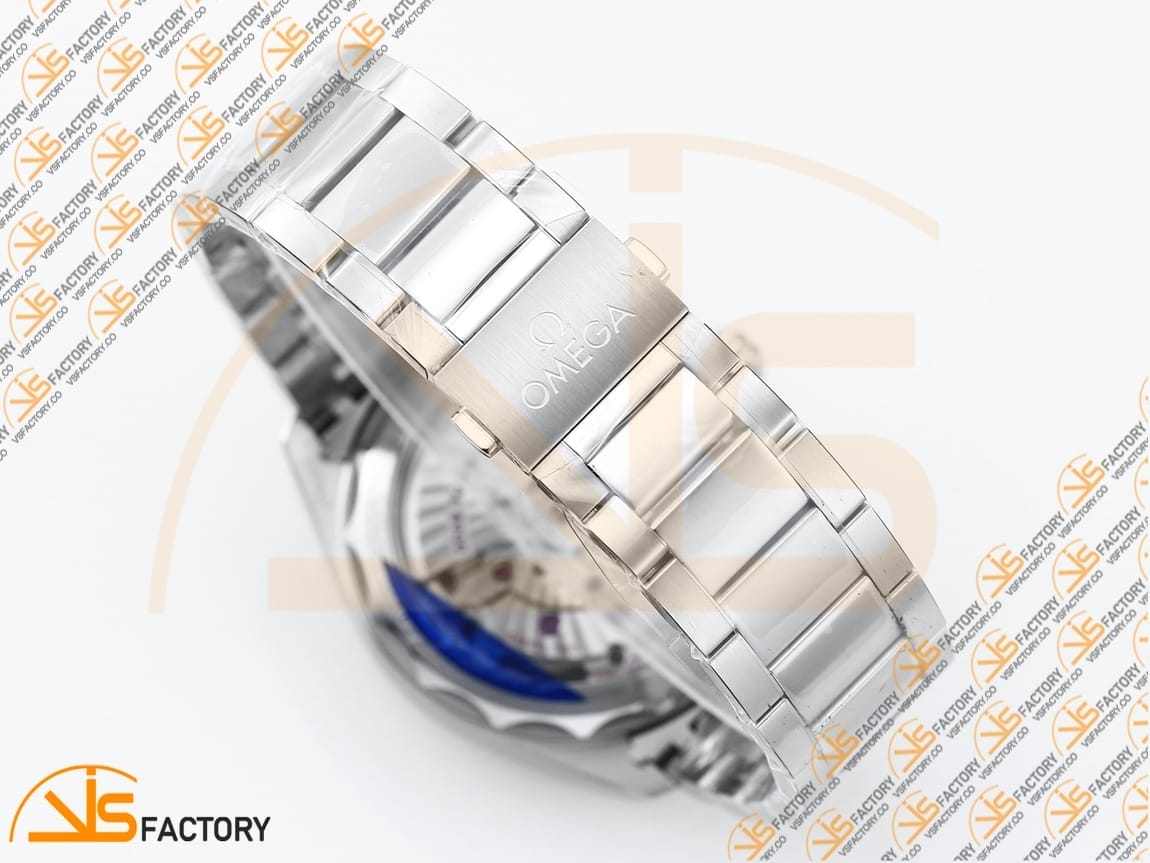 VSFactory (VSF) Omega Aqua Terra 150M White Dial Orange Hand Steel A8900 Movement - 图片 12