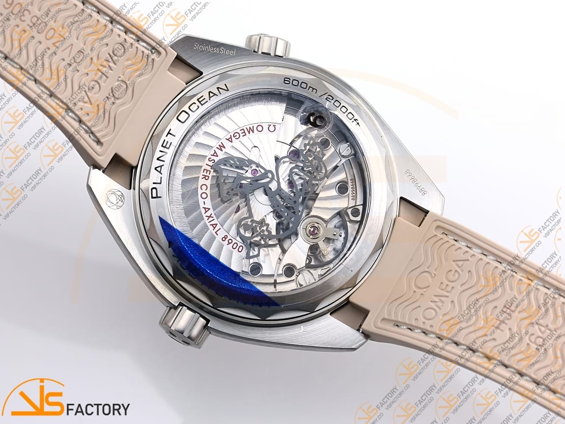 VSFactory (VSF) Omega Planet Ocean 43.5mm Sand Dial SS Case Brown Bezel Sand Rubber Strap A8900 Movement - 图片 13