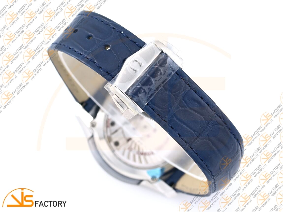 VSFactory (VSF) Omega De Ville Hour Vision 41mm Blue Dial Steel A8900 Movement - 图片 13