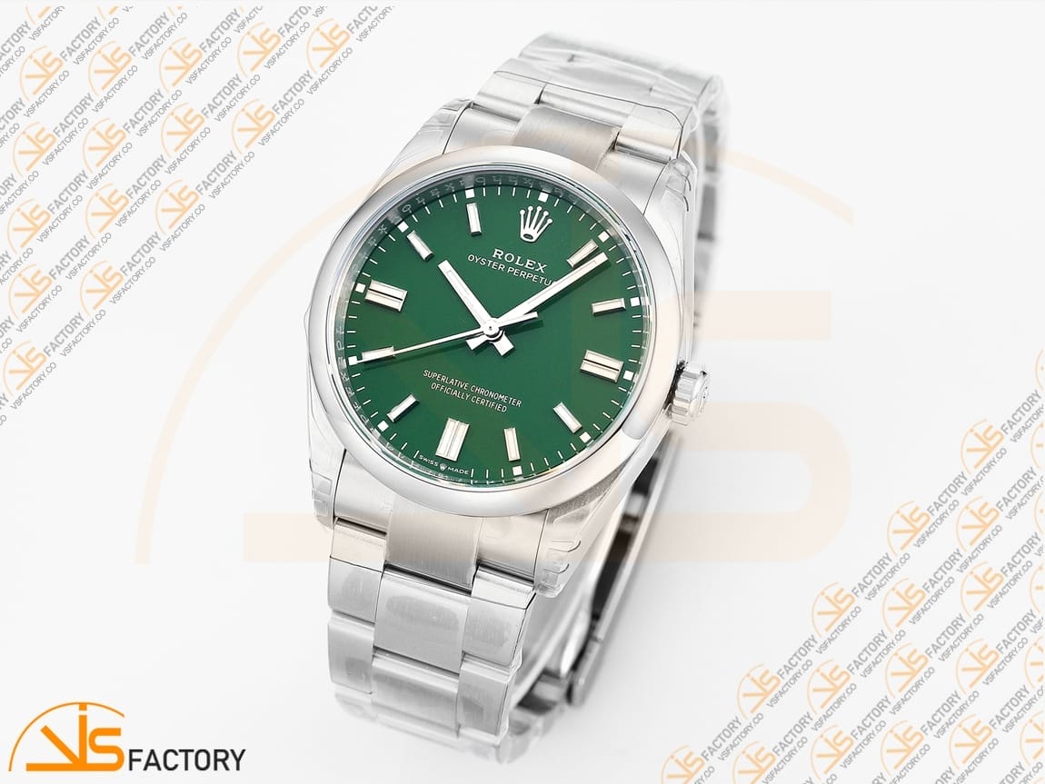 VSFactory (VSF) Rolex Oyster Perpetual 126000 Green Dial 904L Steel VS3230 Movement - 图片 4