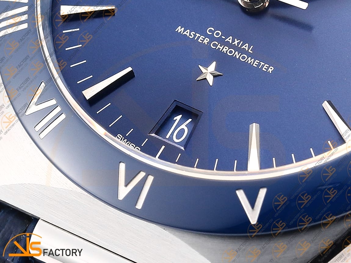 VSFactory (VSF) Omega Constellation Blue Ceramic Blue Dial YG Blue Rubber A8900 Movement - 图片 8