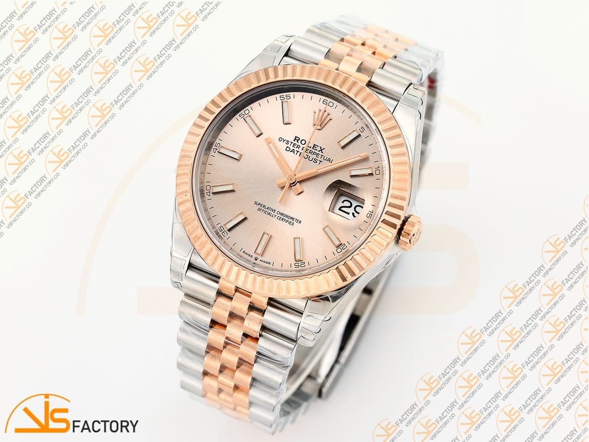 VSFactory (VSF) Rolex Datejust 41 126331 Rose Gold Dial – 904L Steel / VS3235 Movement - 图片 4