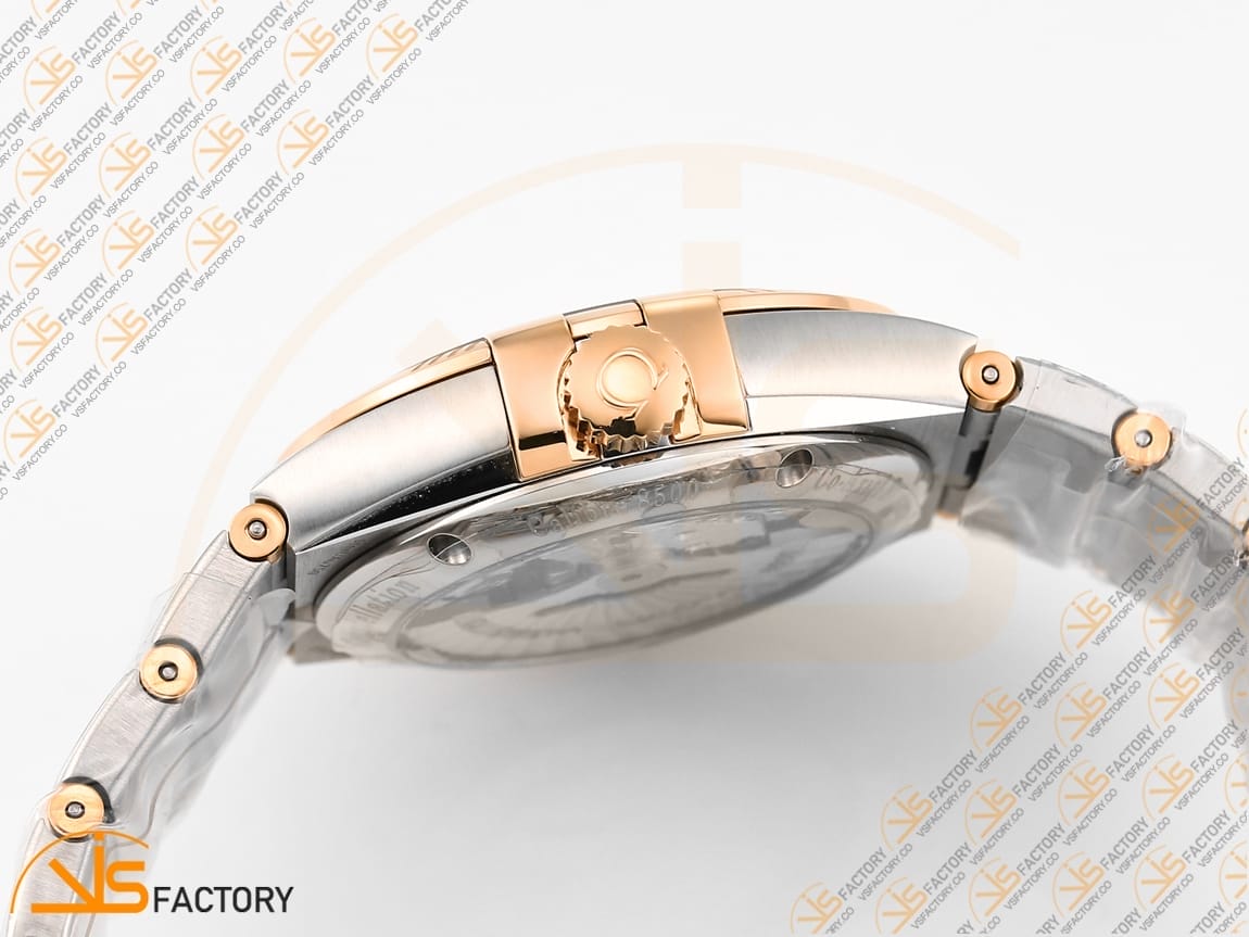 VSFactory (VSF) Omega Constellation 38mm White Dial SS/RG Asia 8500 Movement - 图片 9