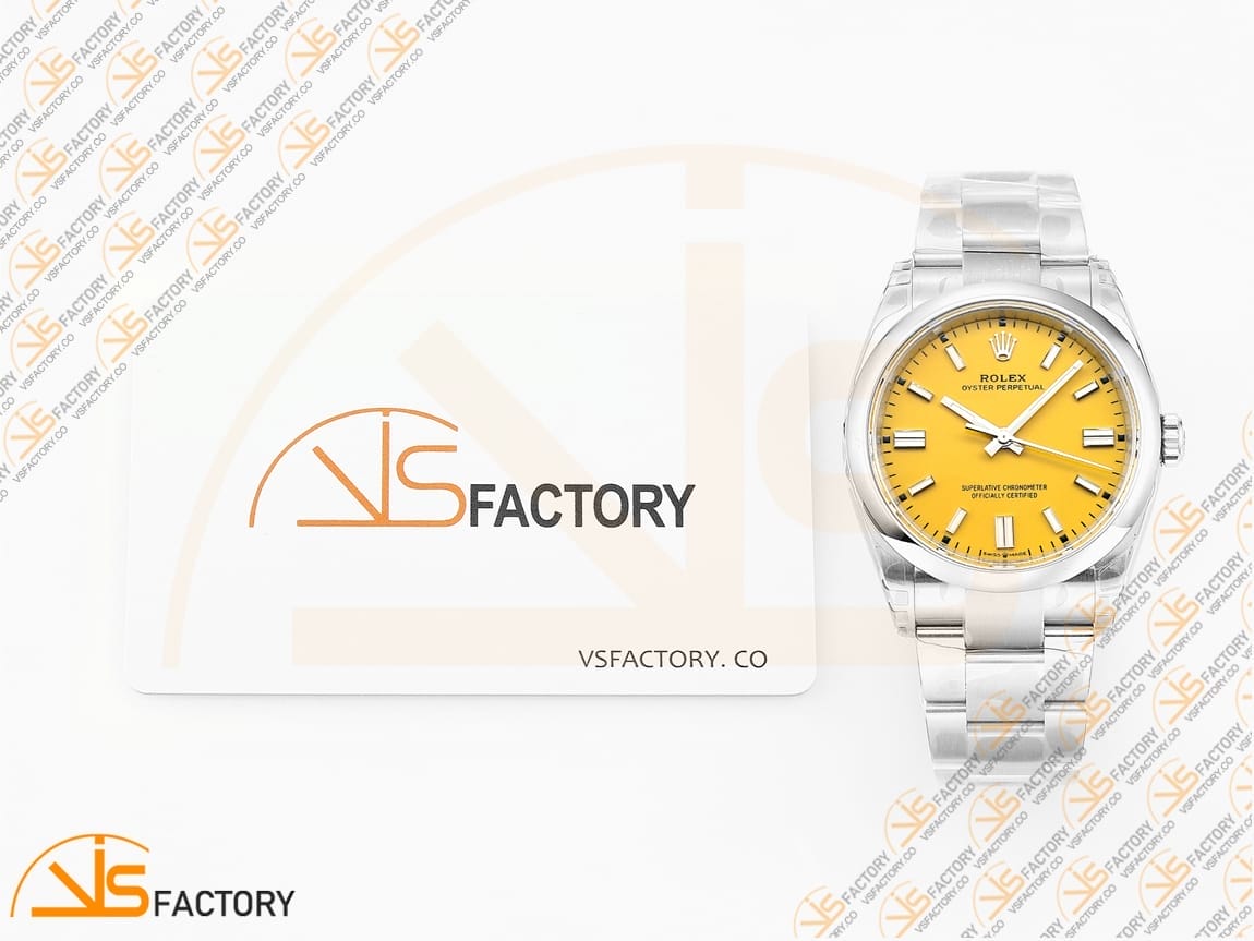 VSFactory (VSF) Rolex Oyster Perpetual 126000 Yellow Dial 904L Steel VS3230 Movement - 图片 2