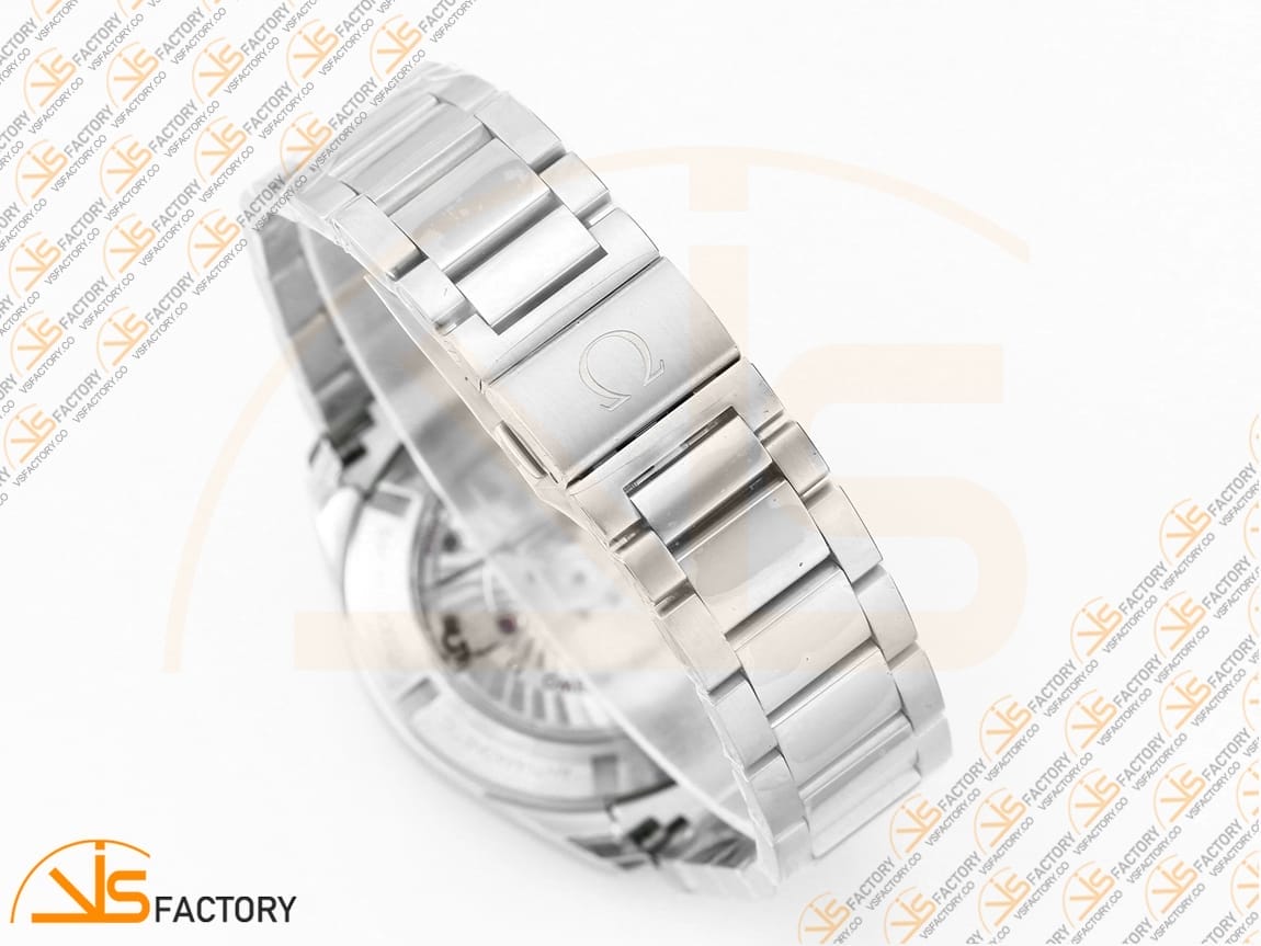 VSFactory (VSF) Omega Aqua Terra 150M White Textured Dial Blue Hands Steel A8500 Movement - 图片 12