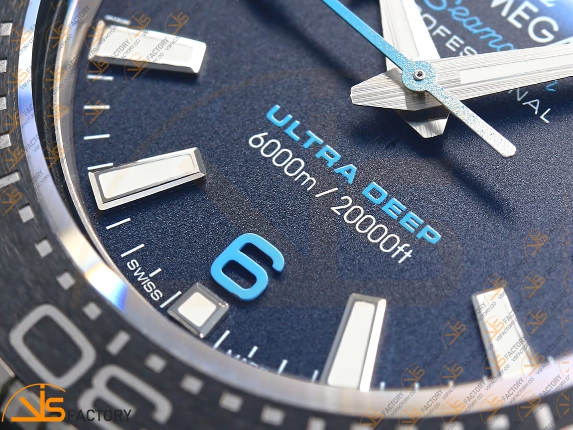 VSFactory (VSF) Omega Seamaster 6000M Ultra Deep Black Dial Steel A8912 Movement - 图片 9