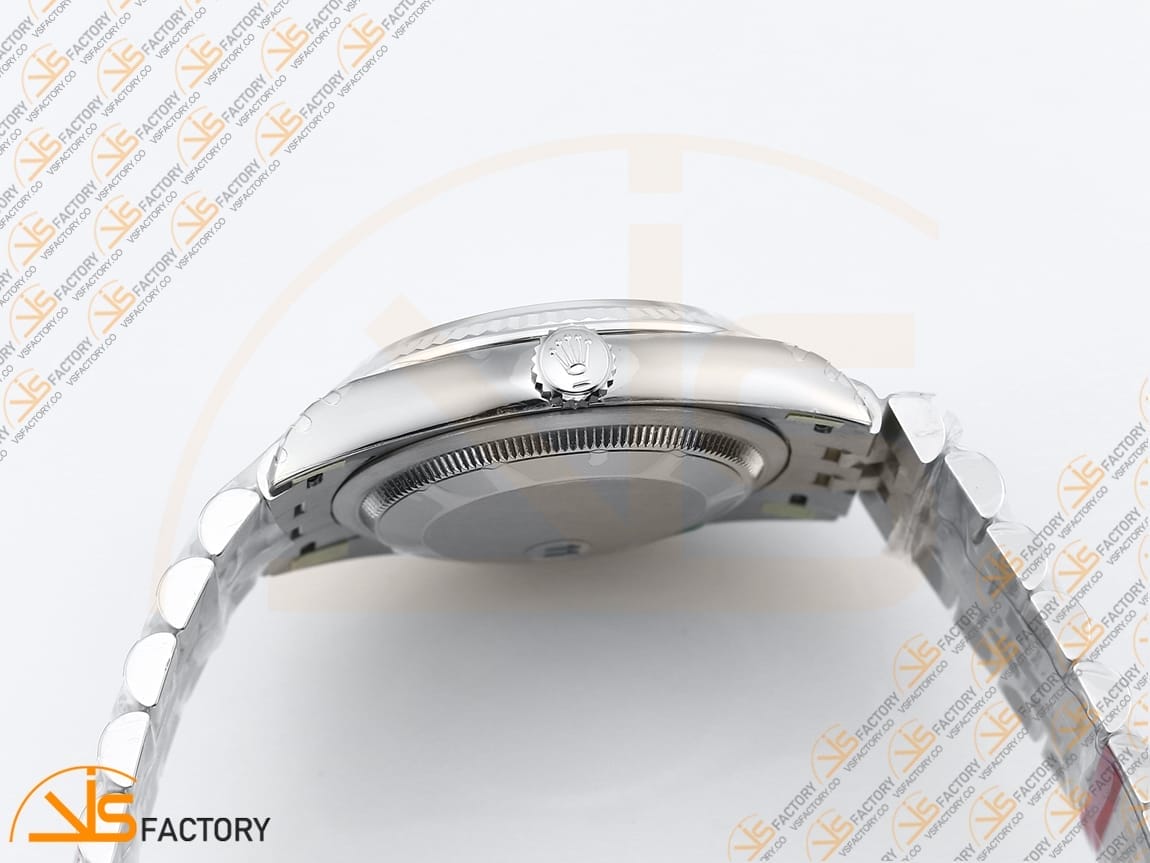 VSFactory (VSF) Rolex DateJust 36 126234 Green Leaf Diamonds Dial 904L Steel Jubilee Bracelet VS3235 Movement - 图片 10