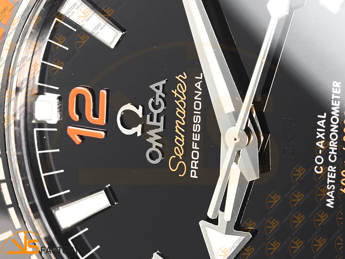VSFactory (VSF) Omega Planet Ocean 43.5mm Black Dial Black Orange Bezel S A8900 Movement - 图片 7