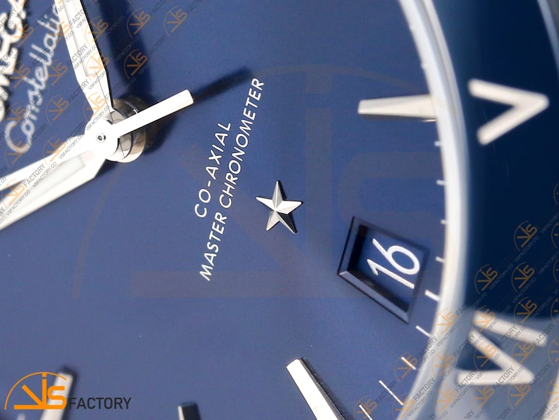VSFactory (VSF) Omega Constellation Blue Ceramic Blue Dial YG Blue Rubber A8900 Movement - 图片 6