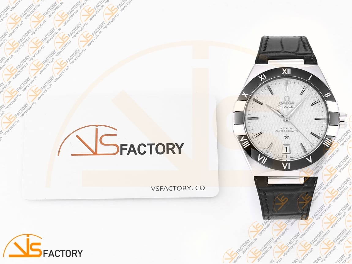 VSFactory (VSF) Omega Constellation Gray Dial Black Ceramic Steel A8900 Movement - 图片 2