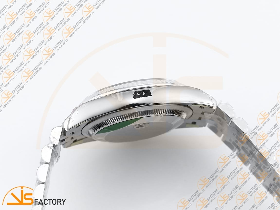 VSFactory (VSF) Rolex DateJust 36 126234 Green Leaf Diamonds Dial 904L Steel Jubilee Bracelet VS3235 Movement - 图片 11