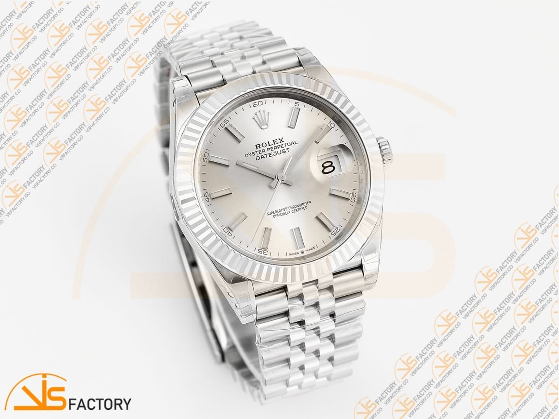 VSFactory (VSF) Rolex Datejust 41 126334 Silver Dial – 904L Steel / VS3235 Movement - 图片 4
