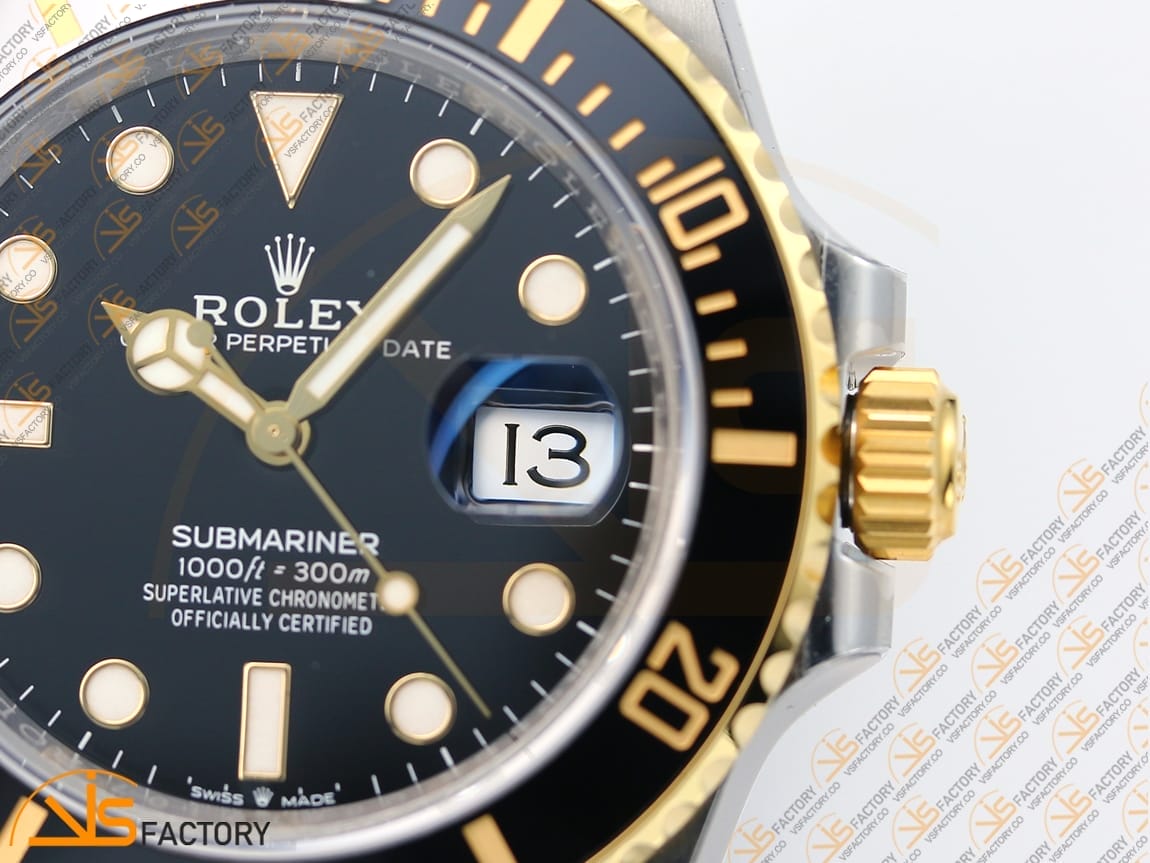 VSFactory (VSF) Rolex Submariner 126613LN Black Ceramic – Steel & Yellow Gold / VS3235 Movement - 图片 8