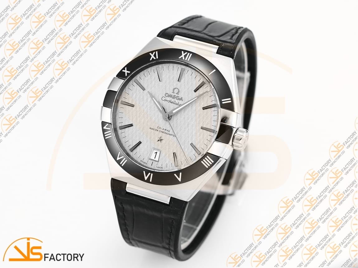 VSFactory (VSF) Omega Constellation Gray Dial Black Ceramic Steel A8900 Movement - 图片 4