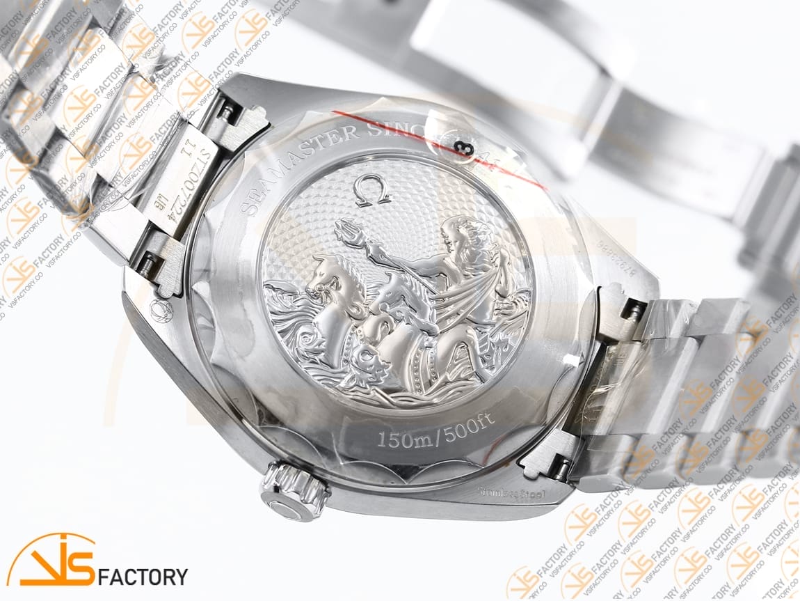 VSFactory (VSF) Omega Aqua Terra Worldtimer 43mm Summer Blue Dial Steel A8938 Movement - 图片 12