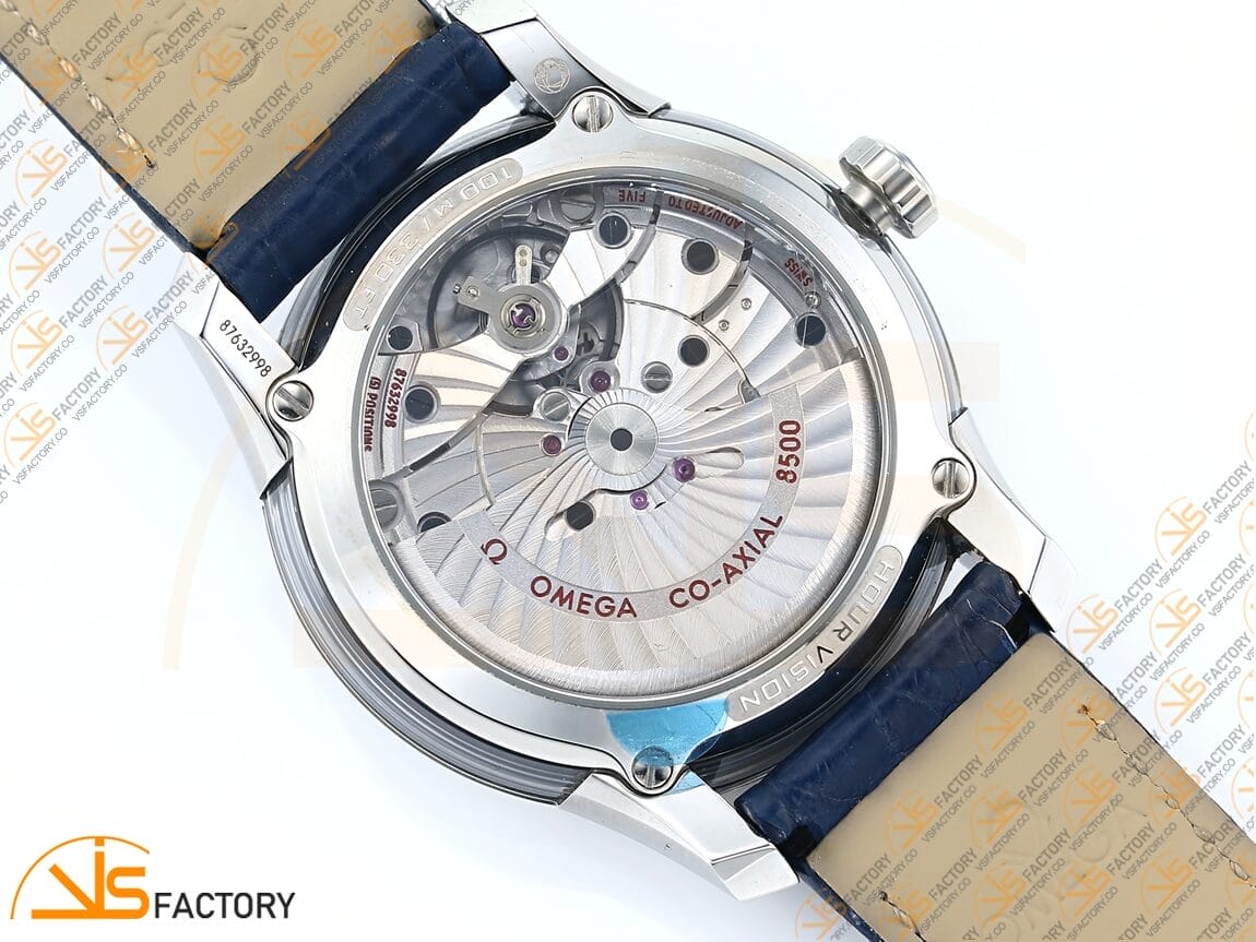 VSFactory (VSF) Omega De Ville Hour Vision 41mm Blue Dial Steel A8900 Movement - 图片 12