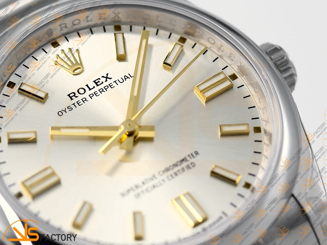 VSFactory (VSF) Rolex Oyster Perpetual 126000 Silver Dial 904L Steel VS3230 Movement - 图片 12