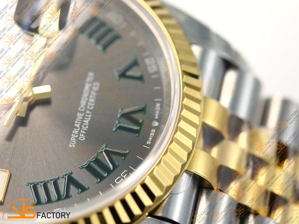 VSFactory (VSF) Rolex DateJust 36 Gray Dial 904L Steel Yellow Gold VS3235 Movement - 图片 6