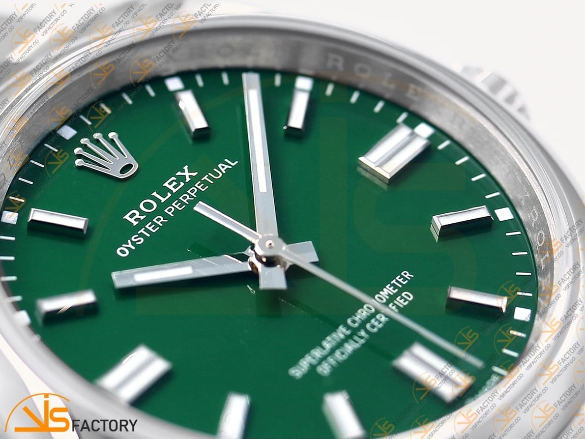 VSFactory (VSF) Rolex Oyster Perpetual 126000 Green Dial 904L Steel VS3230 Movement - 图片 6