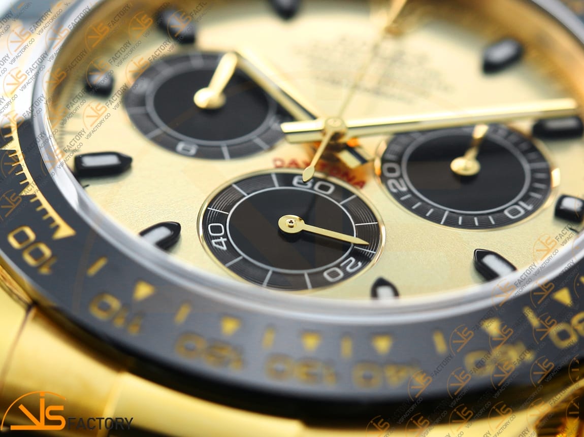 VS Factory Rolex Daytona 116518 YG Dial 904L Steel DD4130 Movement - 图片 7