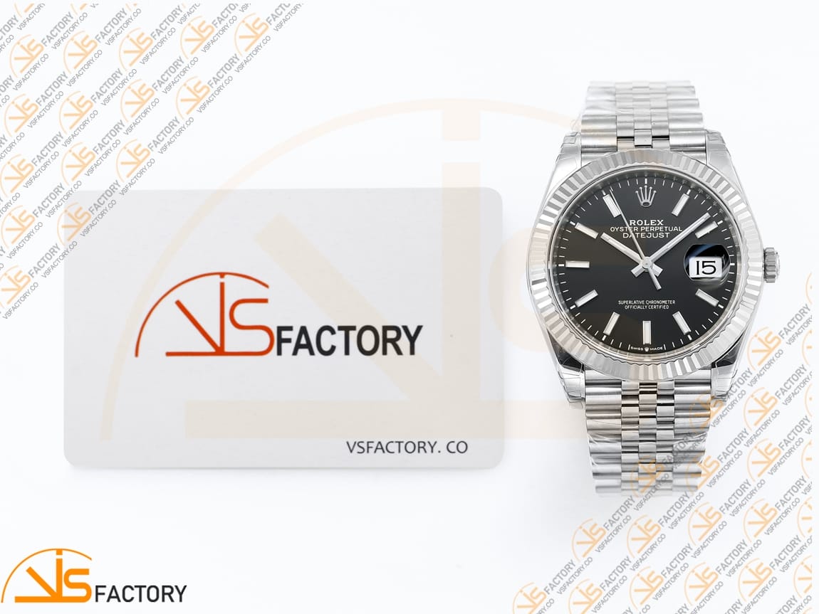 VS Factory Rolex DateJust 41 126334 Black Dial 904L Steel VS3235 Movement - 图片 2