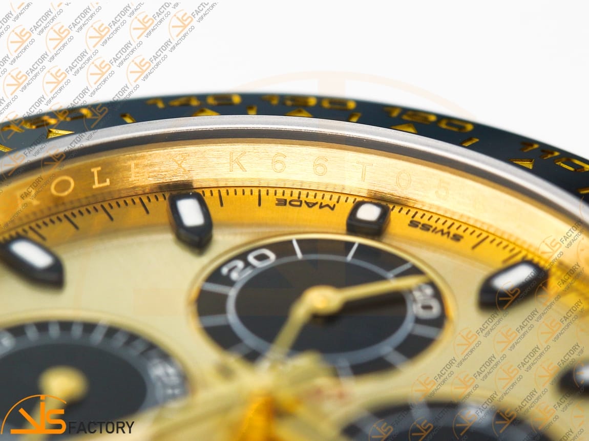 VS Factory Rolex Daytona 116518 YG Dial 904L Steel DD4130 Movement - 图片 8