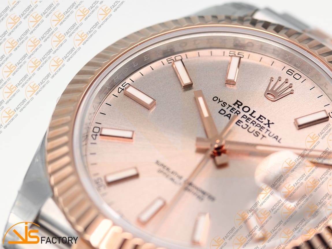 VSFactory (VSF) Rolex Datejust 41 126331 Rose Gold Dial – 904L Steel / VS3235 Movement - 图片 10