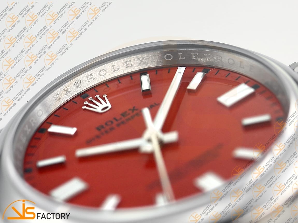 VSFactory (VSF) Rolex Oyster Perpetual 126000 Red Dial 904L Steel VS3230 Movement - 图片 12