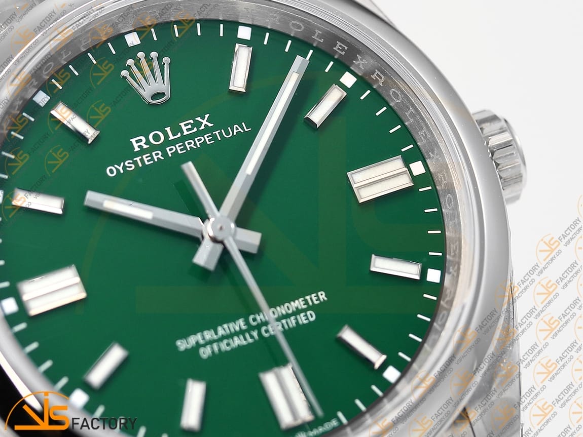 VSFactory (VSF) Rolex Oyster Perpetual 126000 Green Dial 904L Steel VS3230 Movement - 图片 8