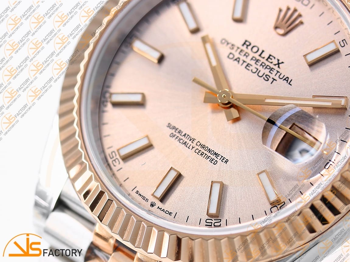 VSFactory (VSF) Rolex Datejust 41 126331 Rose Gold Dial – 904L Steel / VS3235 Movement - 图片 9