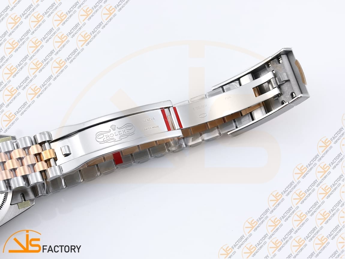 VSFactory (VSF) Rolex DateJust 36 116231 Gray Stick Dial 904L Steel and Rose Gold Jubilee Bracelet VS3235 Movement - 图片 14