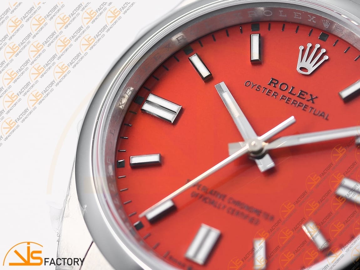 VSFactory (VSF) Rolex Oyster Perpetual 126000 Red Dial 904L Steel VS3230 Movement - 图片 9