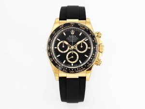 VS Factory Rolex Daytona 126518 Black Dial YG Oysterflex Strap  VS4131 Movement (Weighted)
