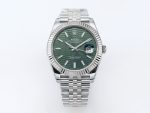 VS Factory Rolex DateJust 41 126334 Green Textured Dial 904L Steel VS3235 Movement