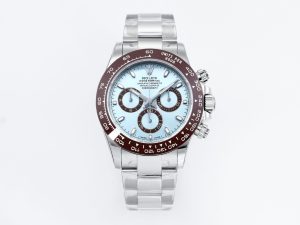 VS Factory Rolex Daytona 116506 Ice Blue Dial Brown Ceramic 904L Steel DD4130 Movement