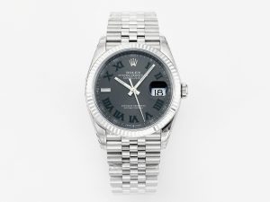 VSFactory (VSF) Rolex Datejust 36 116234 Gray Green Roman Dial – 904L Steel / VS3235 Movement