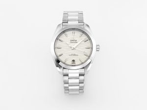 VSFactory (VSF) Omega Aqua Terra 150M 34mm White Wave Dial Steel A8800 Movement