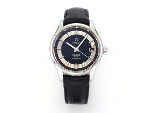 VSFactory (VSF) Omega De Ville Hour Vision 41mm Black Silver Dial Steel A8500 Movement