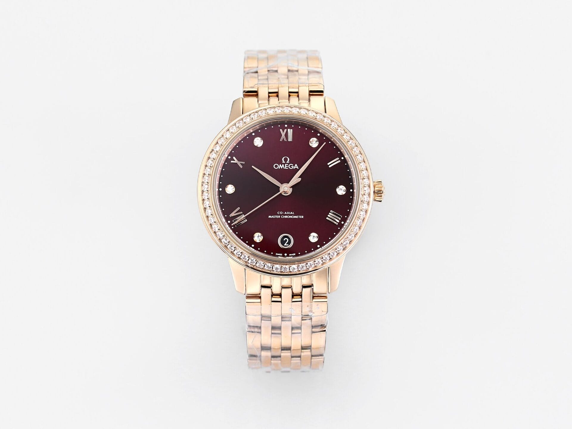 VSFactory (VSF) Omega De Ville Prestige 34mm Black Diamond Dial RG A8800 Movement