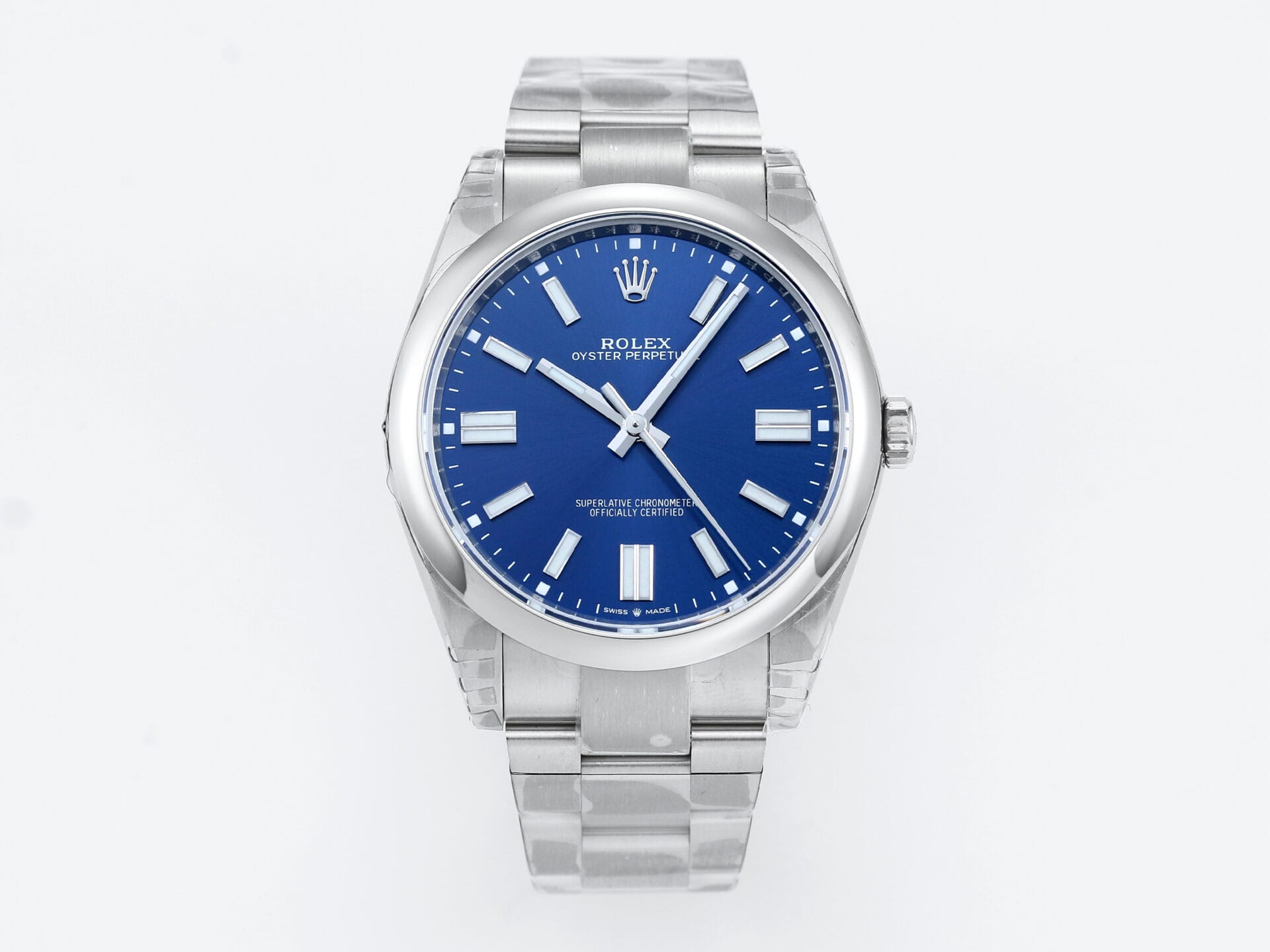 VS Factory Rolex Oyster Perpetual 124300 Blue Dial 904L Steel VS3235 Movement