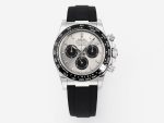 VSFactory (VSF) Rolex Daytona 126519 Gray Black Dial White Gold Oysterflex / DD4801 Movement