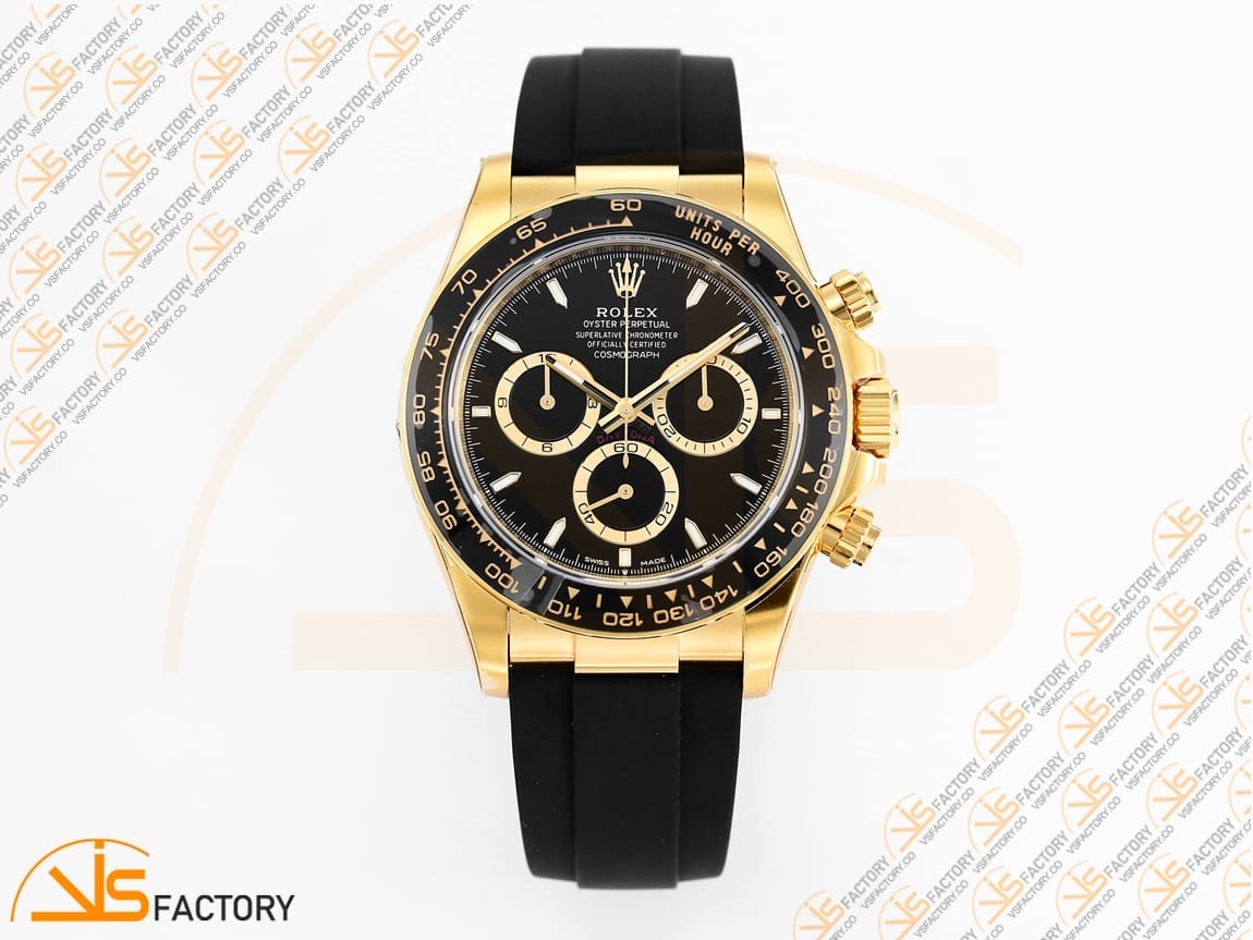 VSFactory (VSF) Rolex Daytona 126518 Black Dial Yellow Gold Oysterflex DD4801 Movement - 图片 3