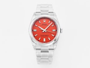 VSFactory (VSF) Rolex Oyster Perpetual 126000 Red Dial 904L Steel VS3230 Movement