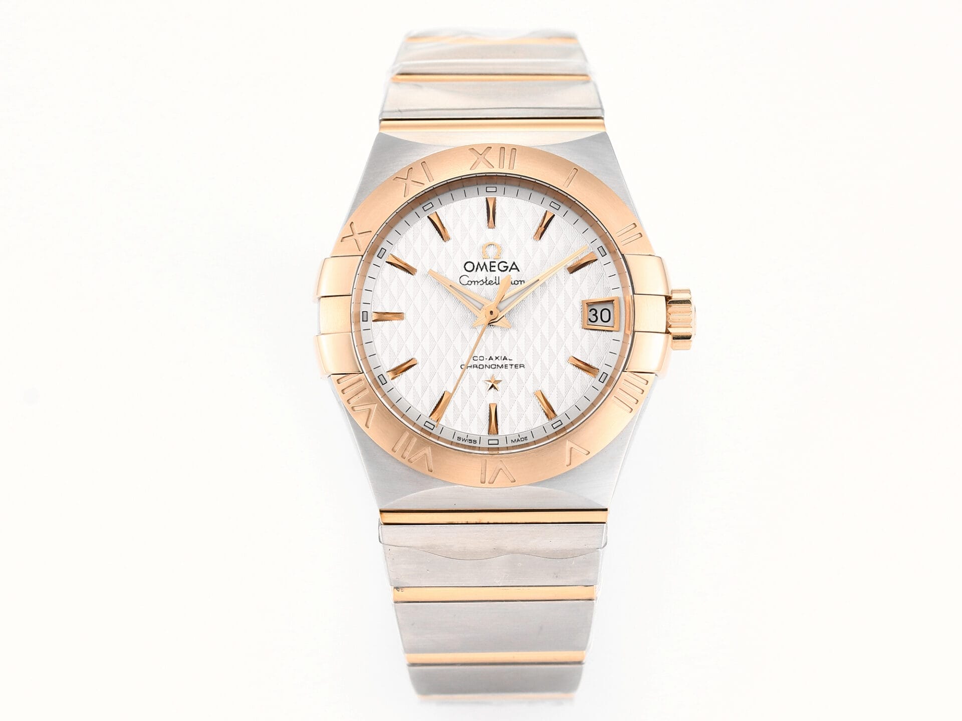 VSFactory (VSF) Omega Constellation 38mm White Dial SS/RG Asia 8500 Movement