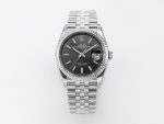 VSFactory (VSF) Rolex DateJust 36 116234 Black Stick Dial 904L Steel Jubilee Bracelet VS3235 Movement