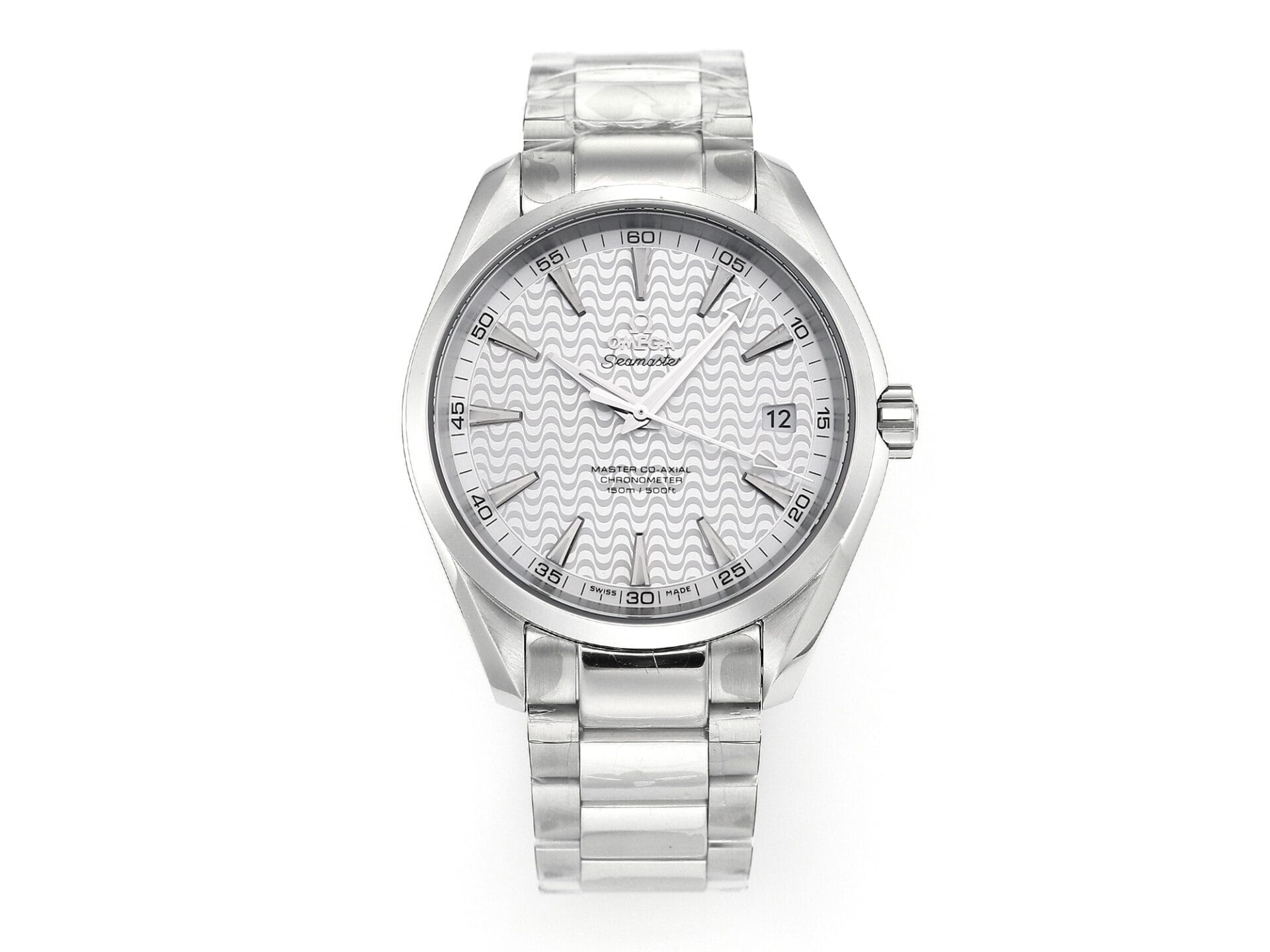 VSFactory (VSF) Omega Aqua Terra 150M Silver Wave Textured Dial YG Hand Steel A8500 Movement
