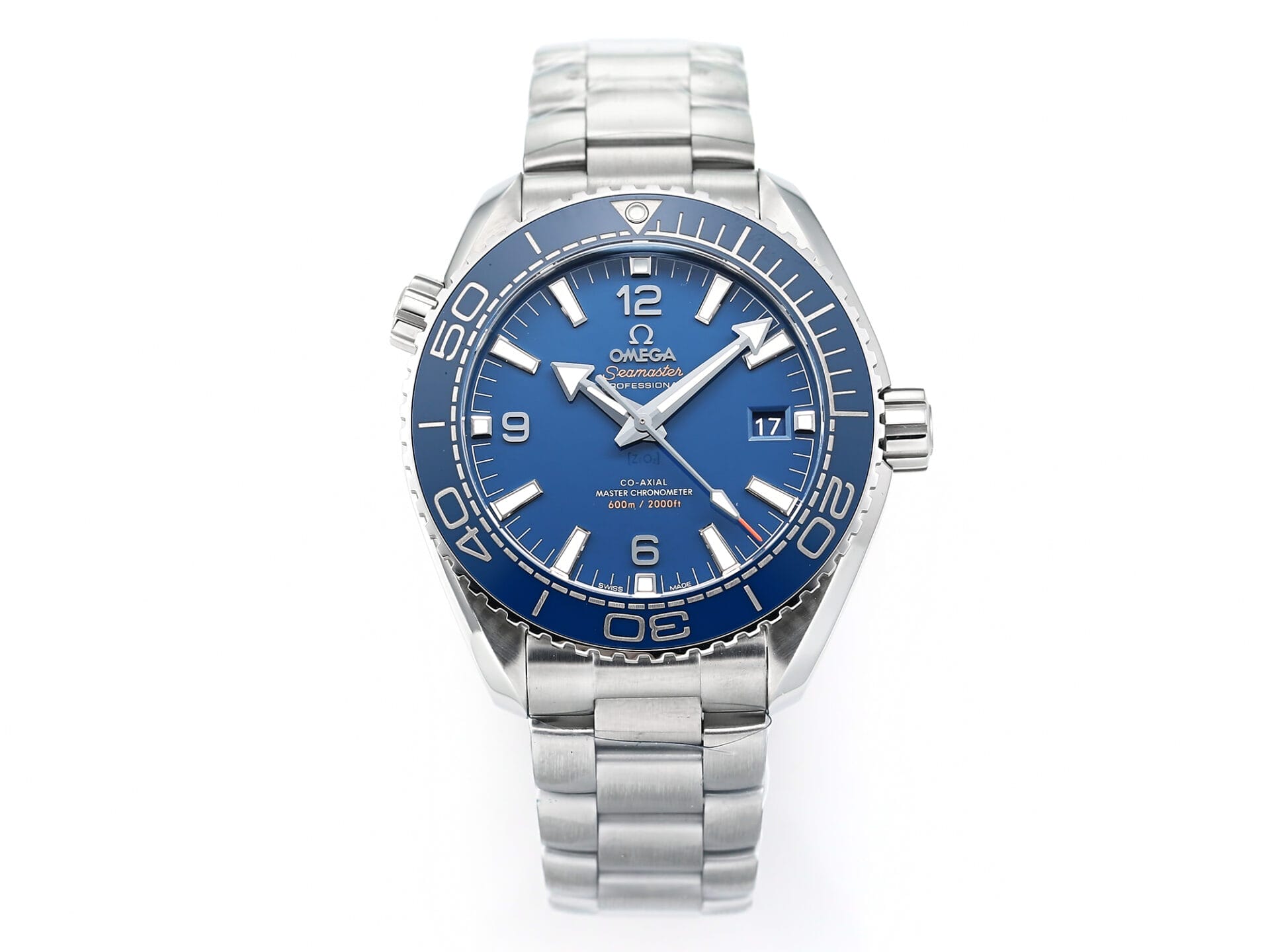 VSFactory (VSF) Omega Planet Ocean 43.5mm Blue Dial Steel A8900 Movement