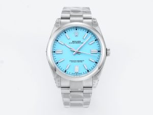 VS Factory Rolex Oyster Perpetual 124300 Tiffany Blue Dial 904L Steel VS3235 Movement